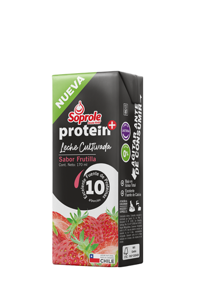 Leche Cultivada Protein+ Frutilla 170ml